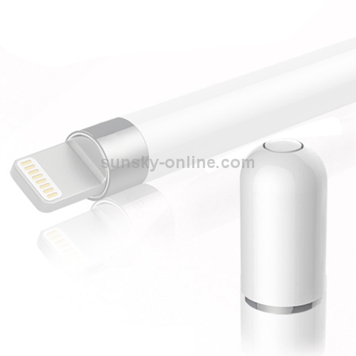 Magnetic Anti-lost Pencil Cap Stylus Pen Protective Cap for Apple Pencil 1(White) Magnetic Anti-lost Pencil Cap Stylus Pen Protective Cap for Apple Pencil 1(White)