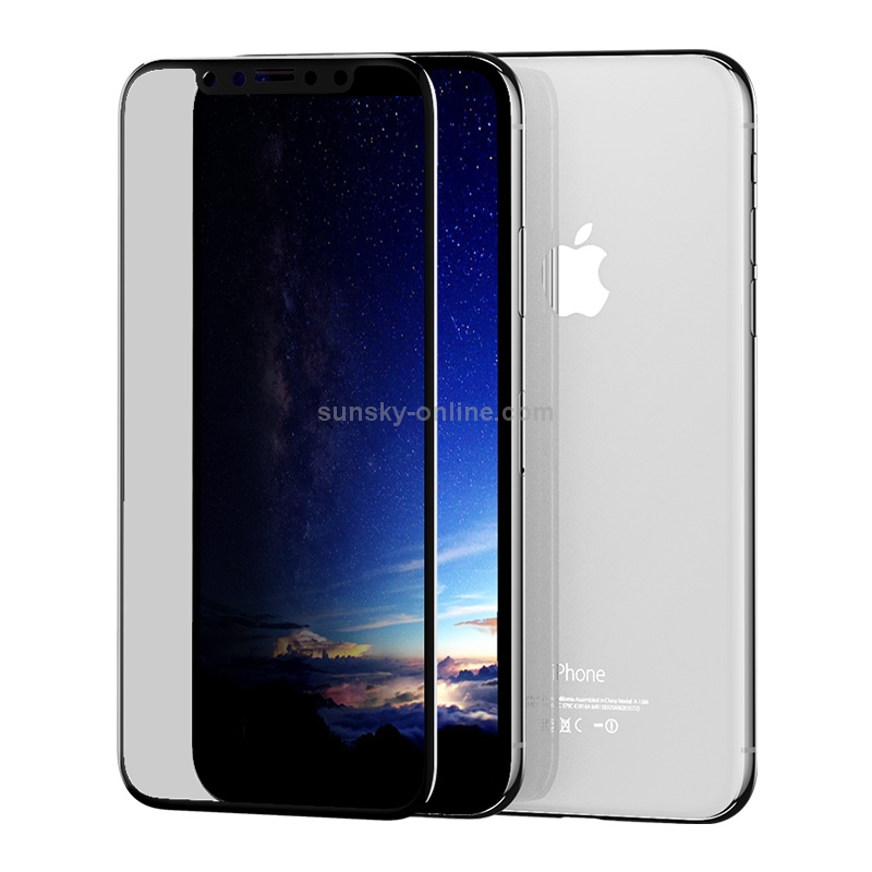 For iPhone X / XS ROCK 9H 0.3mm HD Curved Anti-glare Full Screen Tempered Glass Film (Black) For iPhone X / XS ROCK 9H 0.3mm HD Curved Anti-glare Full Screen Tempered Glass Film (Black)