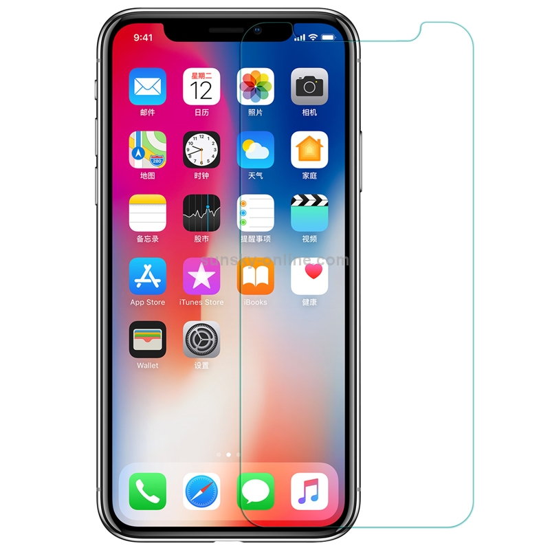 For iPhone 11 Pro / XS / X NILLKIN H+ 0.3mm 9H 2.5D Nano Anti-burst Tempered Glass Protective Film For iPhone 11 Pro / XS / X NILLKIN H+ 0.3mm 9H 2.5D Nano Anti-burst Tempered Glass Protective Film