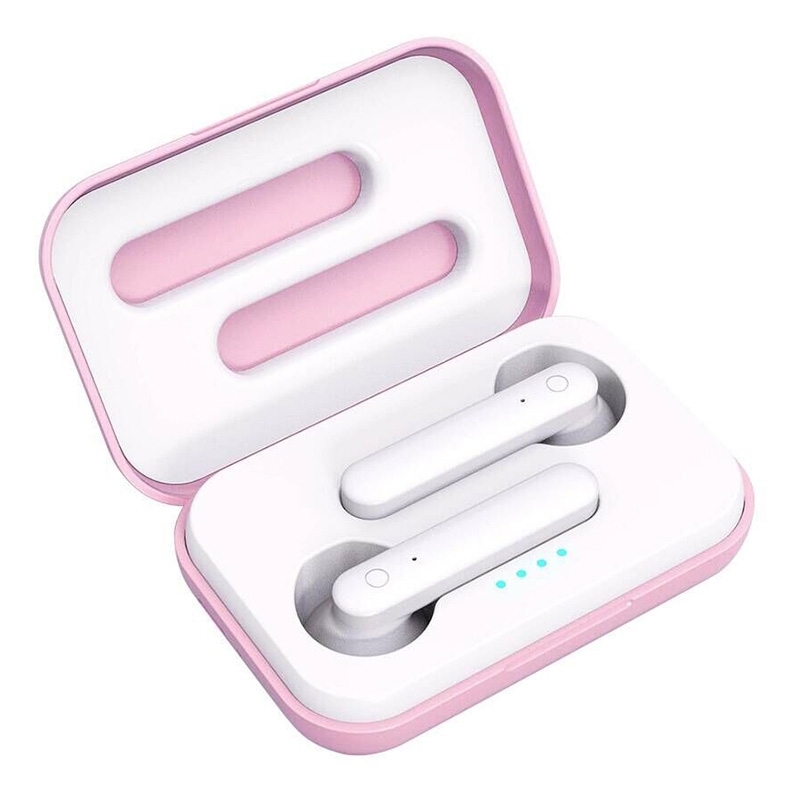 X26 TWS  Bluetooth 5.0 Wireless Touch Bluetooth Earphone with Magnetic Attraction Charging Box, Support Voice Assistant & Call(Pink)