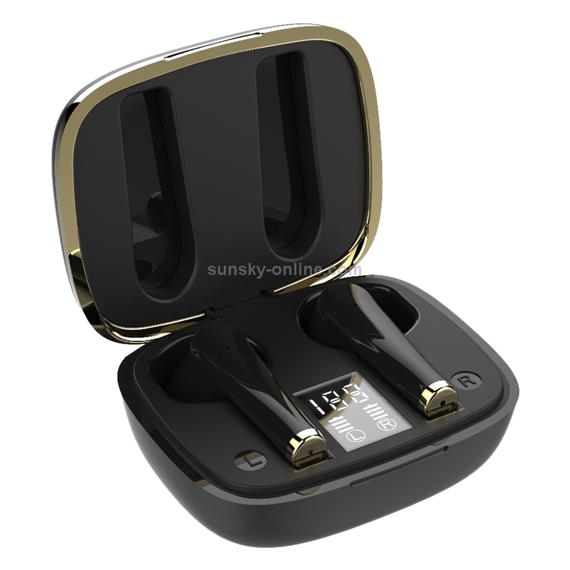 KONKA KT20 TWS Semi-in-ear Touch Bluetooth Earphone with Three-screen Battery Digital Display & Charging Box, Support Automatic Pairing (Black) KONKA KT20 TWS Semi-in-ear Touch Bluetooth Earphone with Three-screen Battery Digital Display & Charging Box, Support Automatic Pairing (Black)