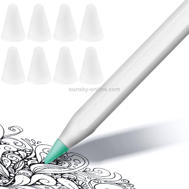 8 PCS Non-slip Mute Wear-resistant Nib Cover for Apple Pencil 1 / 2(Transparent) 8 PCS Non-slip Mute Wear-resistant Nib Cover for Apple Pencil 1 / 2(Transparent)