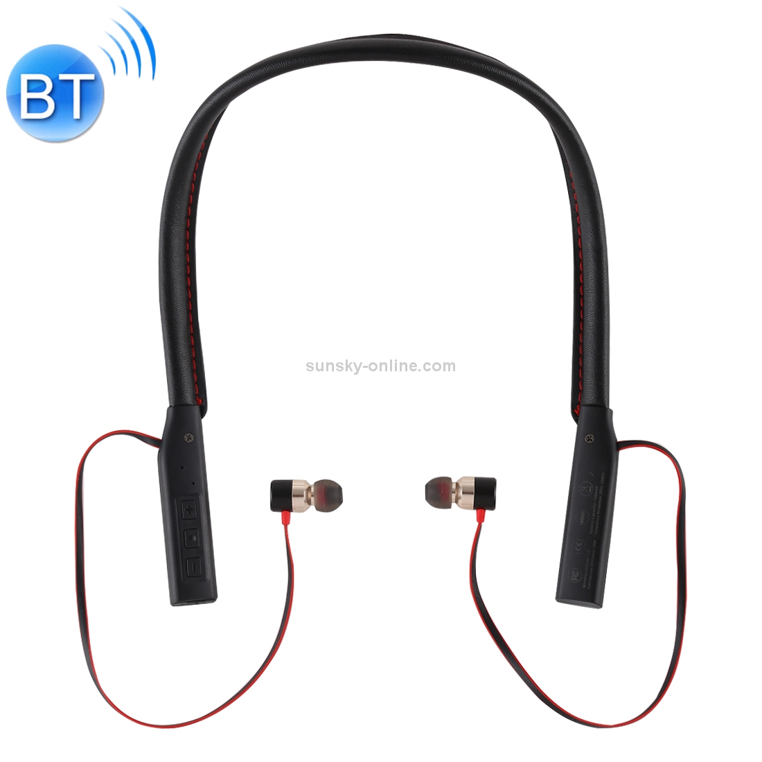 Neck-mounted Magnetic Adsorption Bluetooth Earphone, Support Call & Micro USB Charging, Packing Box Packaging Version(Black) Neck-mounted Magnetic Adsorption Bluetooth Earphone, Support Call & Micro USB Charging, Packing Box Packaging Version(Black)