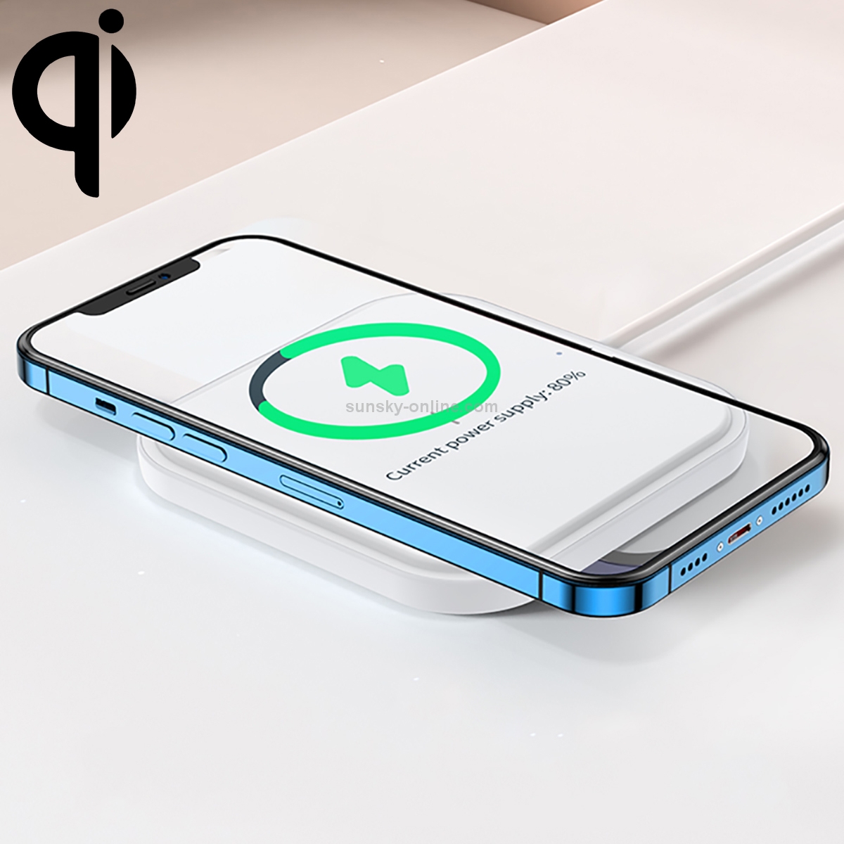 TOTU CACW-024 Athena Series 15W Ultra-thin Wireless Fast Charger For iPhone 12 Series (White) TOTU CACW-024 Athena Series 15W Ultra-thin Wireless Fast Charger For iPhone 12 Series (White)