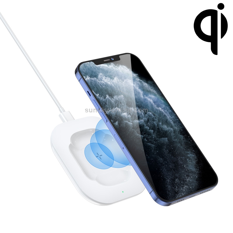 TOTU CACW-034 Glory Series 10W 3 in 1 Ultra-thin Wireless Fast Charger (White) TOTU CACW-034 Glory Series 10W 3 in 1 Ultra-thin Wireless Fast Charger (White)