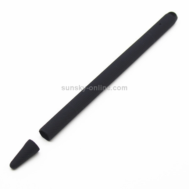 Stylus Pen Silica Gel Shockproof Protective Case for Apple Pencil 2 (Black) Stylus Pen Silica Gel Shockproof Protective Case for Apple Pencil 2 (Black)