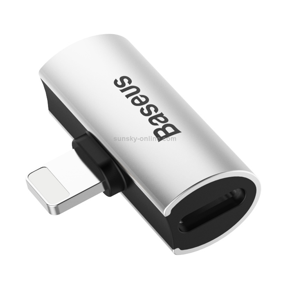 Baseus 8 Pin + 8 Pin Female to 8 Pin Male Mini Charging Audio Adapter(Silver) Baseus 8 Pin + 8 Pin Female to 8 Pin Male Mini Charging Audio Adapter(Silver)