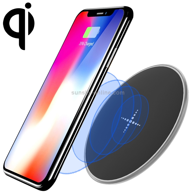 10W Desktop Intelligent Rapid Wireless Charger Fast Chargering Pad ABS + Aluminum Alloy,FT01-A(Black) 10W Desktop Intelligent Rapid Wireless Charger Fast Chargering Pad ABS + Aluminum Alloy,FT01-A(Black)
