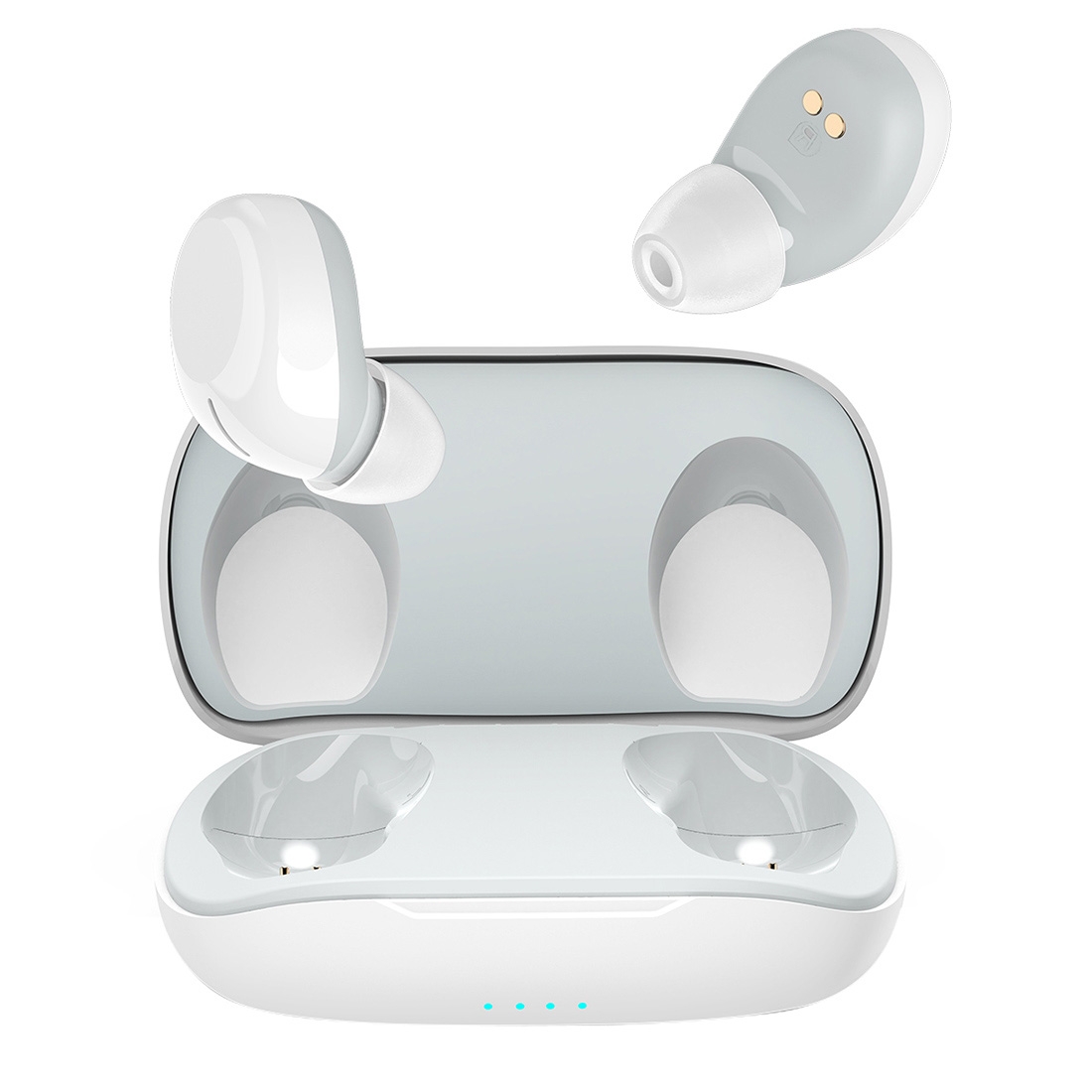 ROCK EB60 TWS Bluetooth 5.0 Mini Wireless Stereo Bluetooth Earphone(White) ROCK EB60 TWS Bluetooth 5.0 Mini Wireless Stereo Bluetooth Earphone(White)