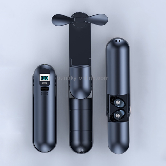 F7 Fingerprint Type Multifunctional CVC 8.0 Noise Reduction Bluetooth Earphone Handheld Foldable Mini USB Fan(Blue) F7 Fingerprint Type Multifunctional CVC 8.0 Noise Reduction Bluetooth Earphone Handheld Foldable Mini USB Fan(Blue)