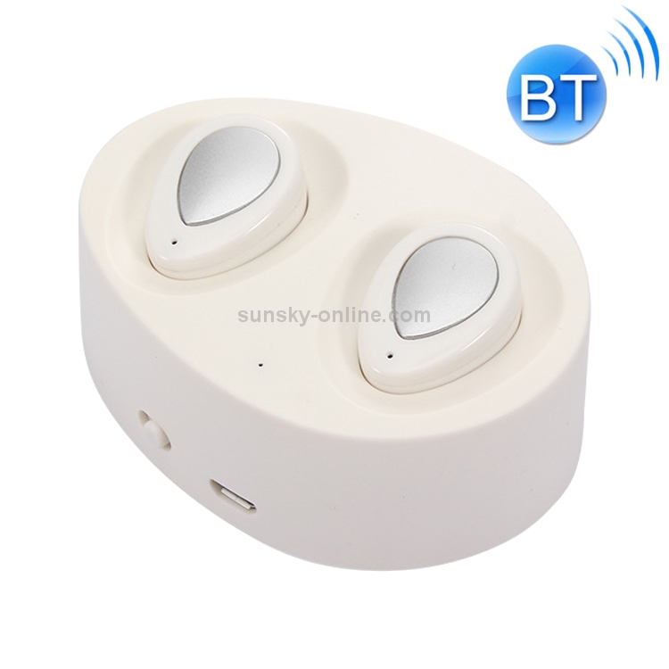 TWS-K2 Mini V4.1 Wireless Stereo Bluetooth Headset with Charging Case(Silver) TWS-K2 Mini V4.1 Wireless Stereo Bluetooth Headset with Charging Case(Silver)