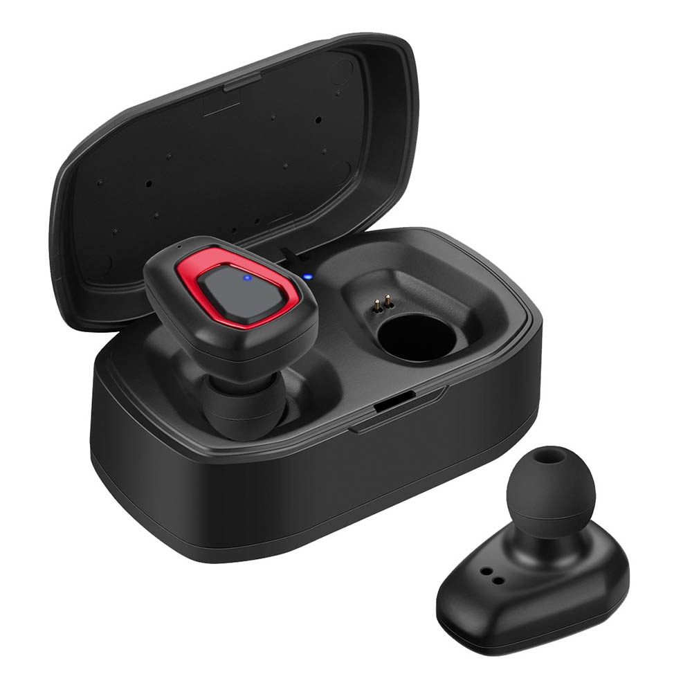 A7 TWS Bluetooth 5.0 Twin Wireless Bluetooth Earphone with Charging Box, Support Call(Black Red) A7 TWS Bluetooth 5.0 Twin Wireless Bluetooth Earphone with Charging Box, Support Call(Black Red)