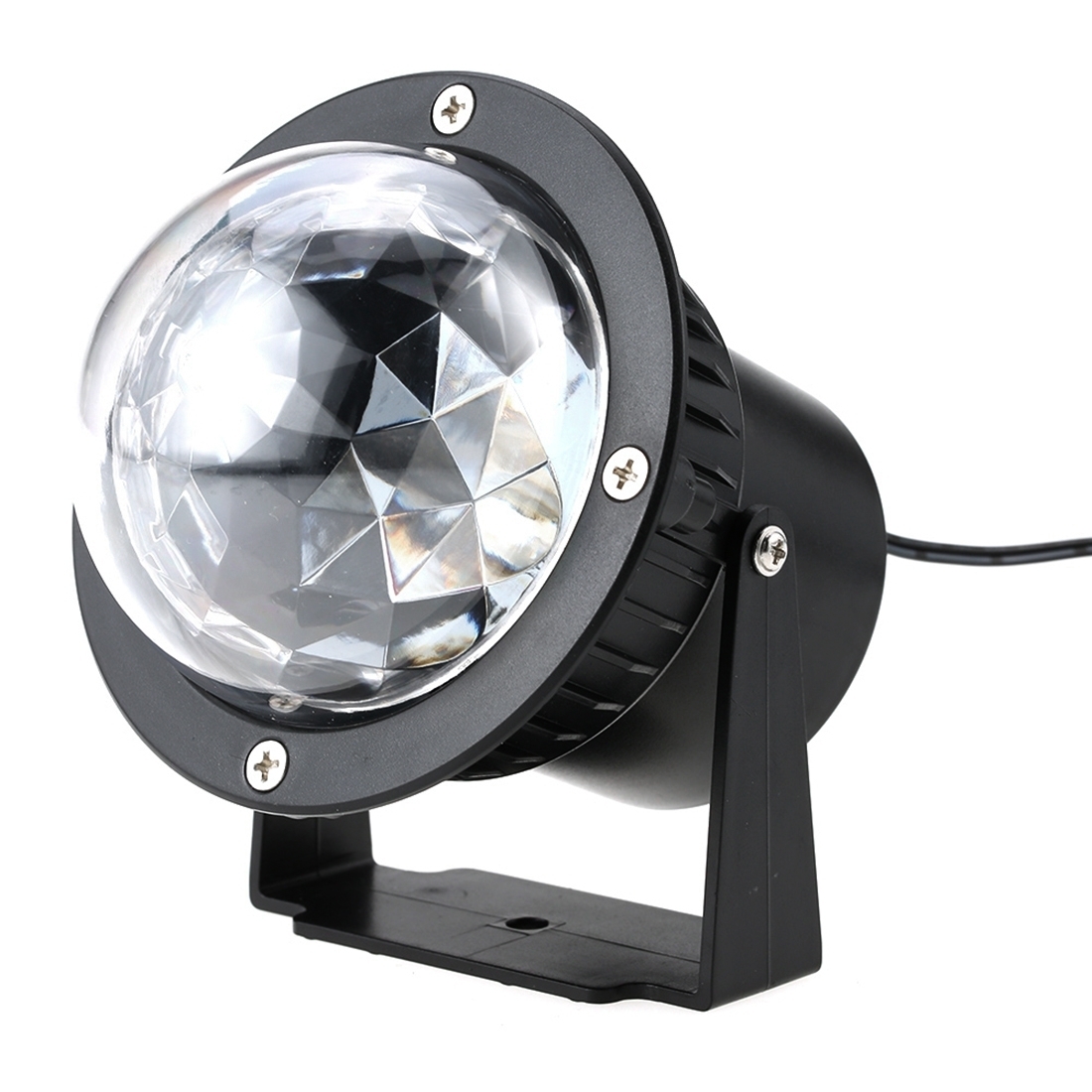 3W RGB IP65 Waterproof Mini Crystal Magic Ball LED Stage Light , 3 LEDs Outdoor Lawn Garden Light for Disco DJ, KTV Club, Bar, Wedding, Home Party(Colorful Light)