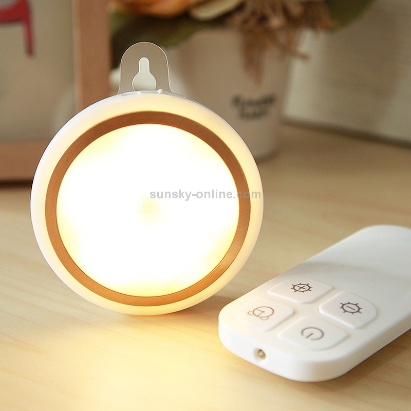 CL037 Warm White Light Infra-red Remote Control LED Night Light , USB Charging Bedroom Wall Light, Remote Control Dstance: 3-5m