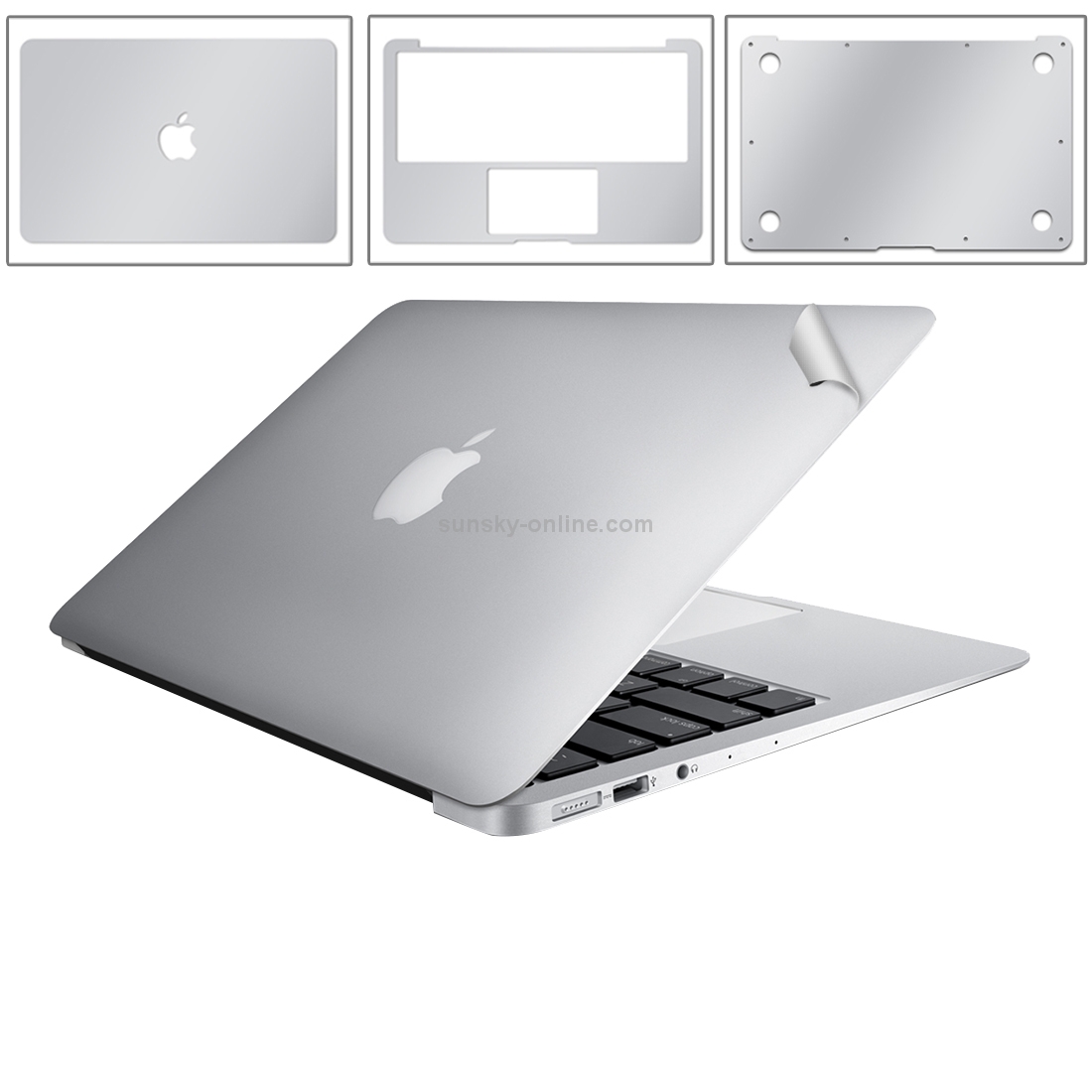 3 PCS Baseus for Macbook Air 13 inch 4H Surface Hardness Anti-scratch Screen Protector Packages Protective Film Cover Kit(1 x 3M Upper Film + 1 x 3M Lower Film + 1 x PET Whole Film)(Silver) 3 PCS Baseus for Macbook Air 13 inch 4H Surface Hardness Anti-scratch Screen Protector Packages Protective Film Cover Kit(1 x 3M Upper Film + 1 x 3M Lower Film + 1 x PET Whole Film)(Silver)