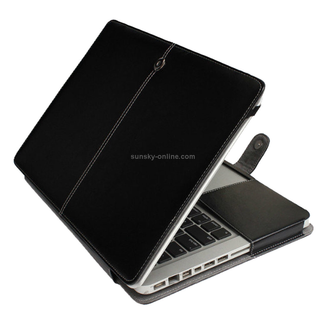 For Macbook Pro 15.4 inch Laptop Crazy Horse Texture Horizontal Flip Leather Case (Black) For Macbook Pro 15.4 inch Laptop Crazy Horse Texture Horizontal Flip Leather Case (Black)