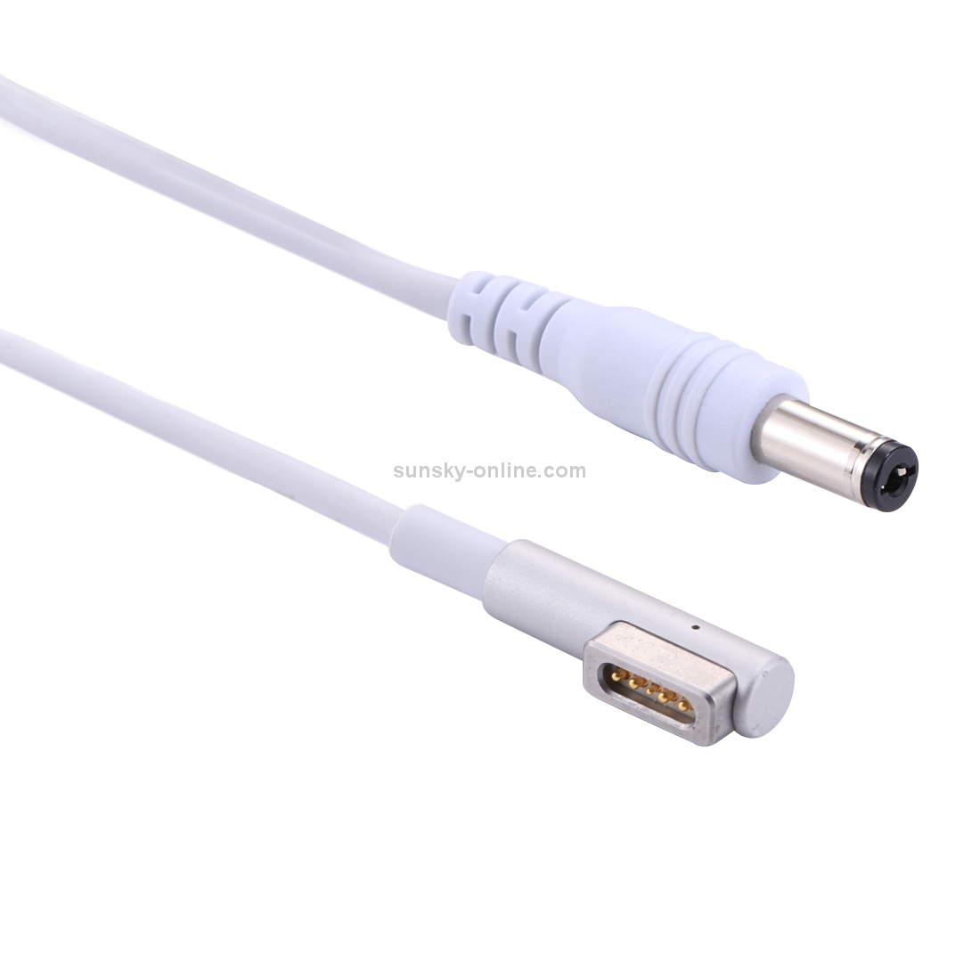 1.6m 5 Pin L-tip MagSafe 1 Male to 5.5 x 2.1mm Male Power Adapter Cable for Laptop Notebook