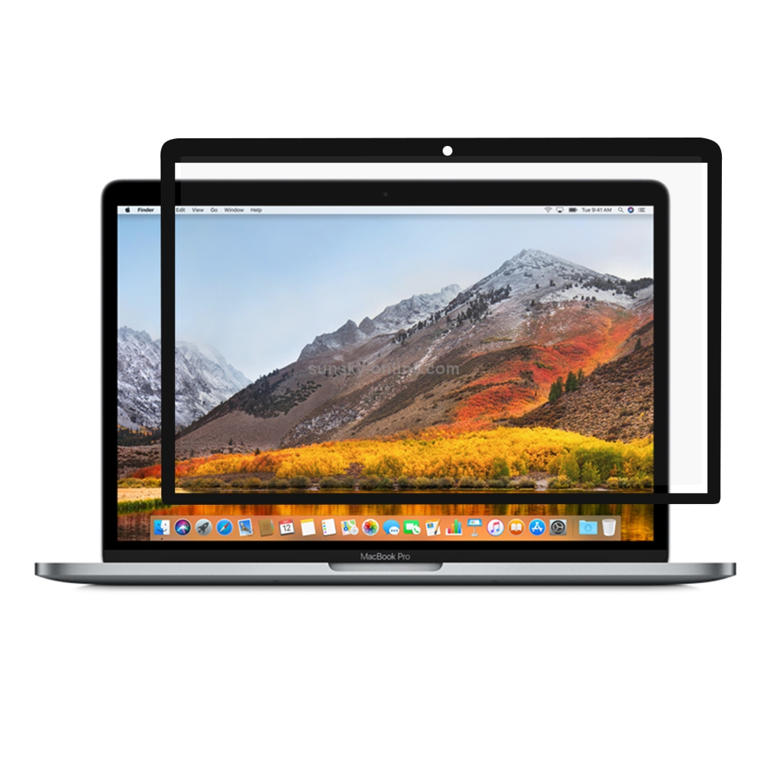 0.3mm 6H Surface Hardness HD Scratch-proof Full Screen PET Film for MacBook Pro 13.3 inch (2016) (A1706/A1708/A1989/A2159)(Black) 0.3mm 6H Surface Hardness HD Scratch-proof Full Screen PET Film for MacBook Pro 13.3 inch (2016) (A1706/A1708/A1989/A2159)(Black)