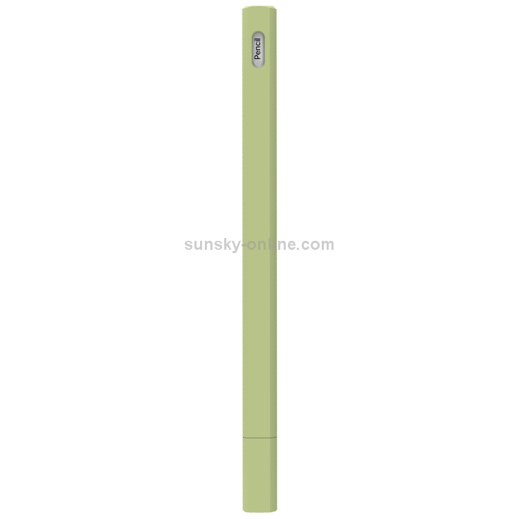 LOVE MEI For Apple Pencil 2 Triangle Shape Stylus Pen Silicone Protective Case Cover(Green)