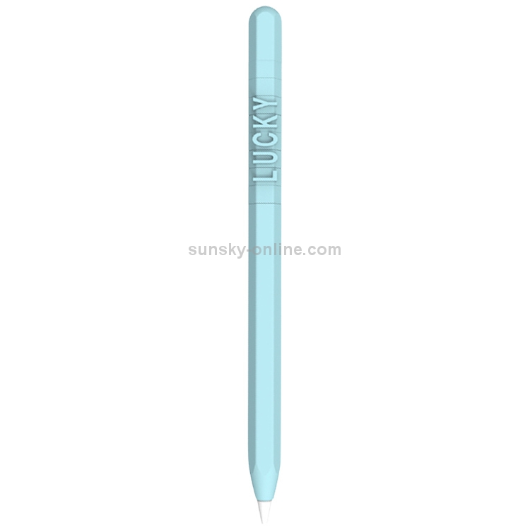 LOVE MEI For Apple Pencil 1 Number Letter Design Stylus Pen Silicone Protective Case Cover(Blue) LOVE MEI For Apple Pencil 1 Number Letter Design Stylus Pen Silicone Protective Case Cover(Blue)