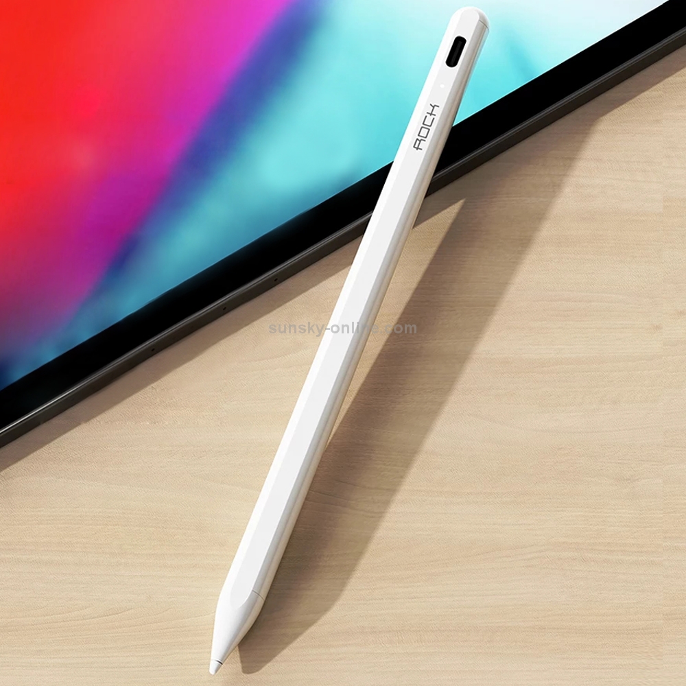 ROCK B02 Pro Active Magnetic Capacitive Stylus Pen (White) ROCK B02 Pro Active Magnetic Capacitive Stylus Pen (White)
