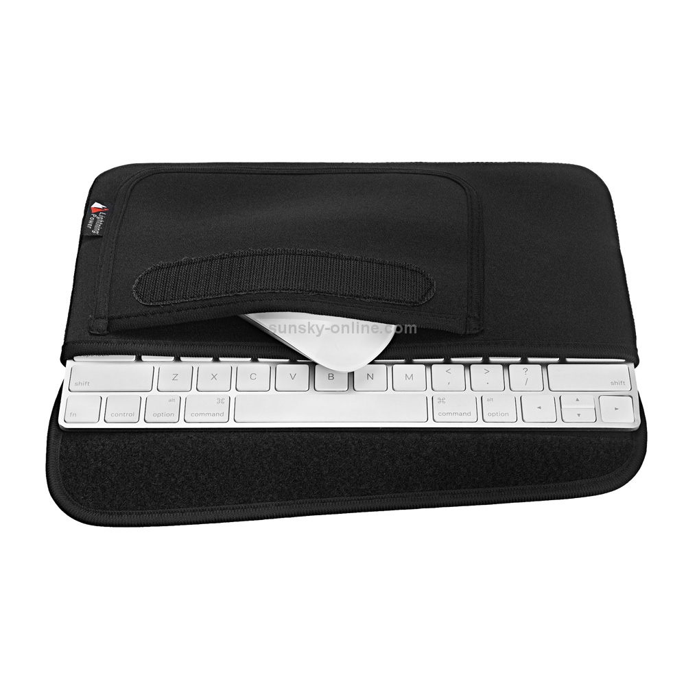 Portable Dust-proof Cover Storage Bag for Apple Magic Mouse 2 and Magic Keyboard 2(Black) Portable Dust-proof Cover Storage Bag for Apple Magic Mouse 2 and Magic Keyboard 2(Black)