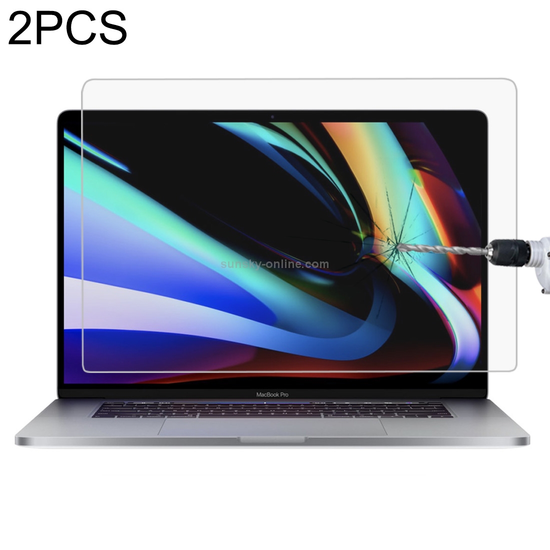 2 PCS For MacBook Pro 16 inch 9H Laptop Screen Tempered Glass Protective Film 2 PCS For MacBook Pro 16 inch 9H Laptop Screen Tempered Glass Protective Film