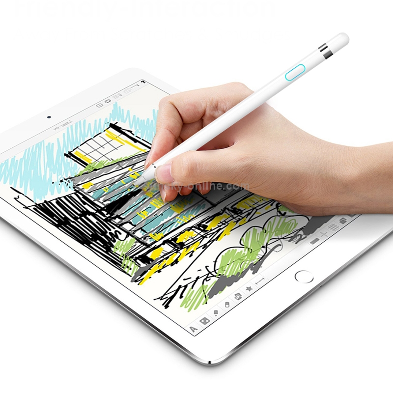 WIWU P339 USB Charging Universal Tablet PC Capacitive Pen Stylus Pen, Compatible with IOS & Android System Devices (White) WIWU P339 USB Charging Universal Tablet PC Capacitive Pen Stylus Pen, Compatible with IOS & Android System Devices (White)