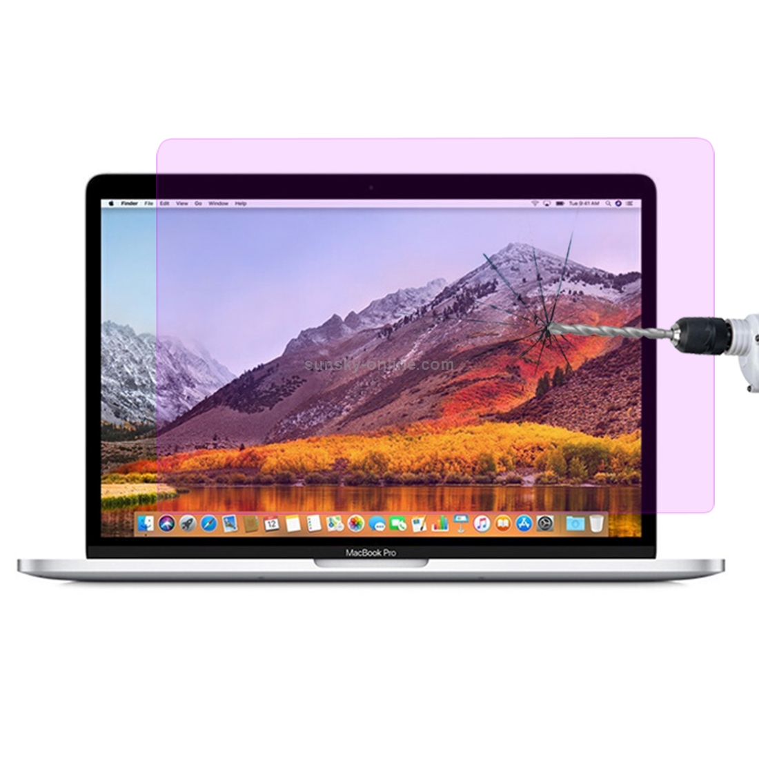 9H Surface Hardness Anti Blue-ray Explosion-proof Tempered Glass Film for MacBook Pro 13.3 inch (A1278) 9H Surface Hardness Anti Blue-ray Explosion-proof Tempered Glass Film for MacBook Pro 13.3 inch (A1278)