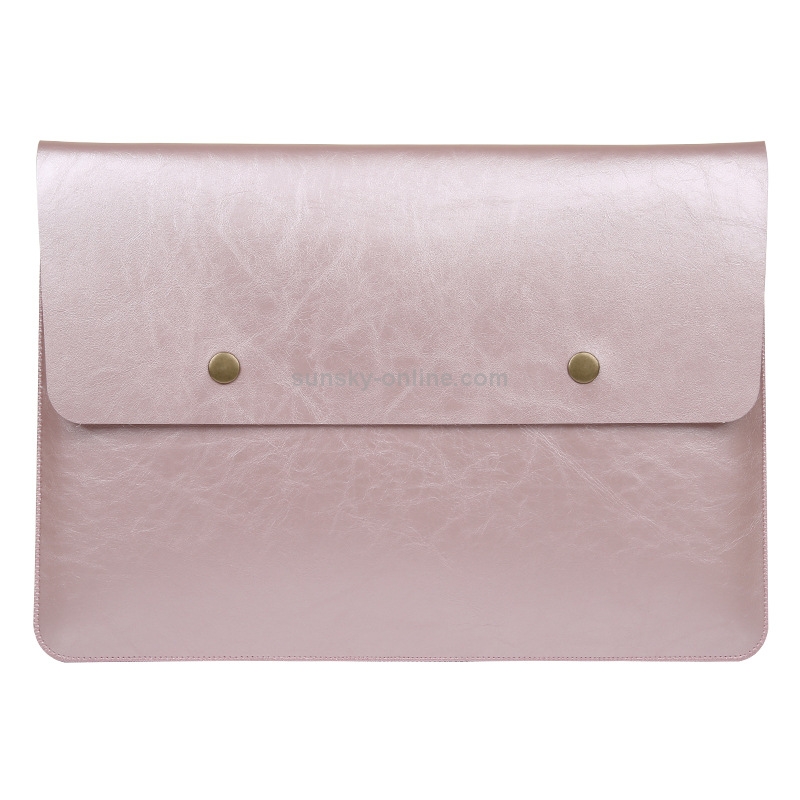 Flip Cover Laptop Microfiber Leather Inner Bag for Macbook Air Retina 13.3 inch (Rose Gold) Flip Cover Laptop Microfiber Leather Inner Bag for Macbook Air Retina 13.3 inch (Rose Gold)