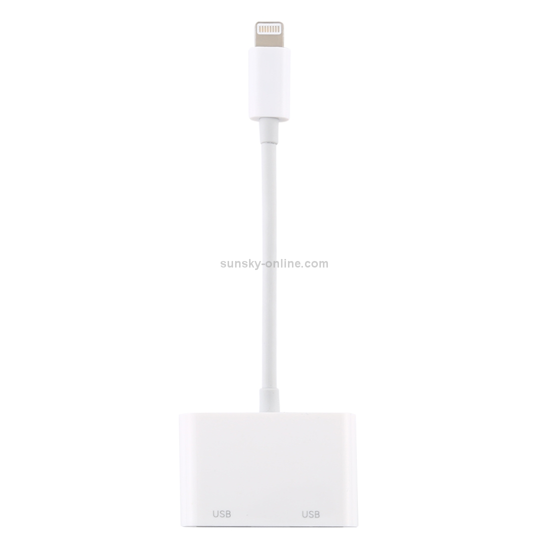 AK109 3 in 1 8 Pin Male to Dual USB Female Port Camera Adapter, Support for iOS 13.0 and Above System AK109 3 in 1 8 Pin Male to Dual USB Female Port Camera Adapter, Support for iOS 13.0 and Above System