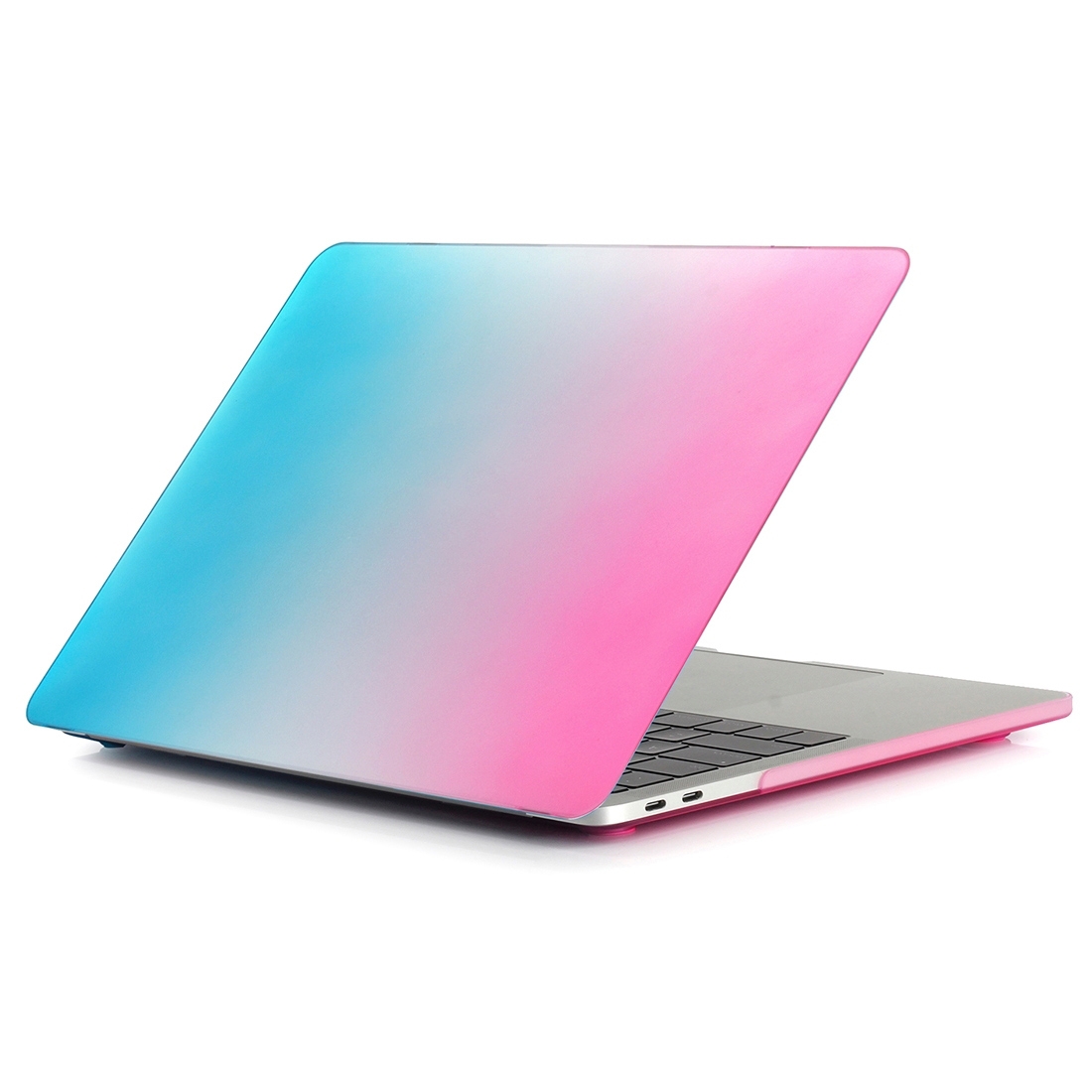 Laptop Rainbow Pattern PC Protective Case for MacBook Pro 15.4 inch A1990 (2018) (Blue + Magenta) Laptop Rainbow Pattern PC Protective Case for MacBook Pro 15.4 inch A1990 (2018) (Blue + Magenta)