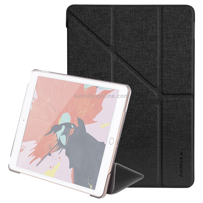 For iPad 10.2 2021 / 2020 / 2019 MOMAX PC + PU Horizontal Flip Leather Case with Holder & Sleep / Wake-up Function (Black) For iPad 10.2 2021 / 2020 / 2019 MOMAX PC + PU Horizontal Flip Leather Case with Holder & Sleep / Wake-up Function (Black)