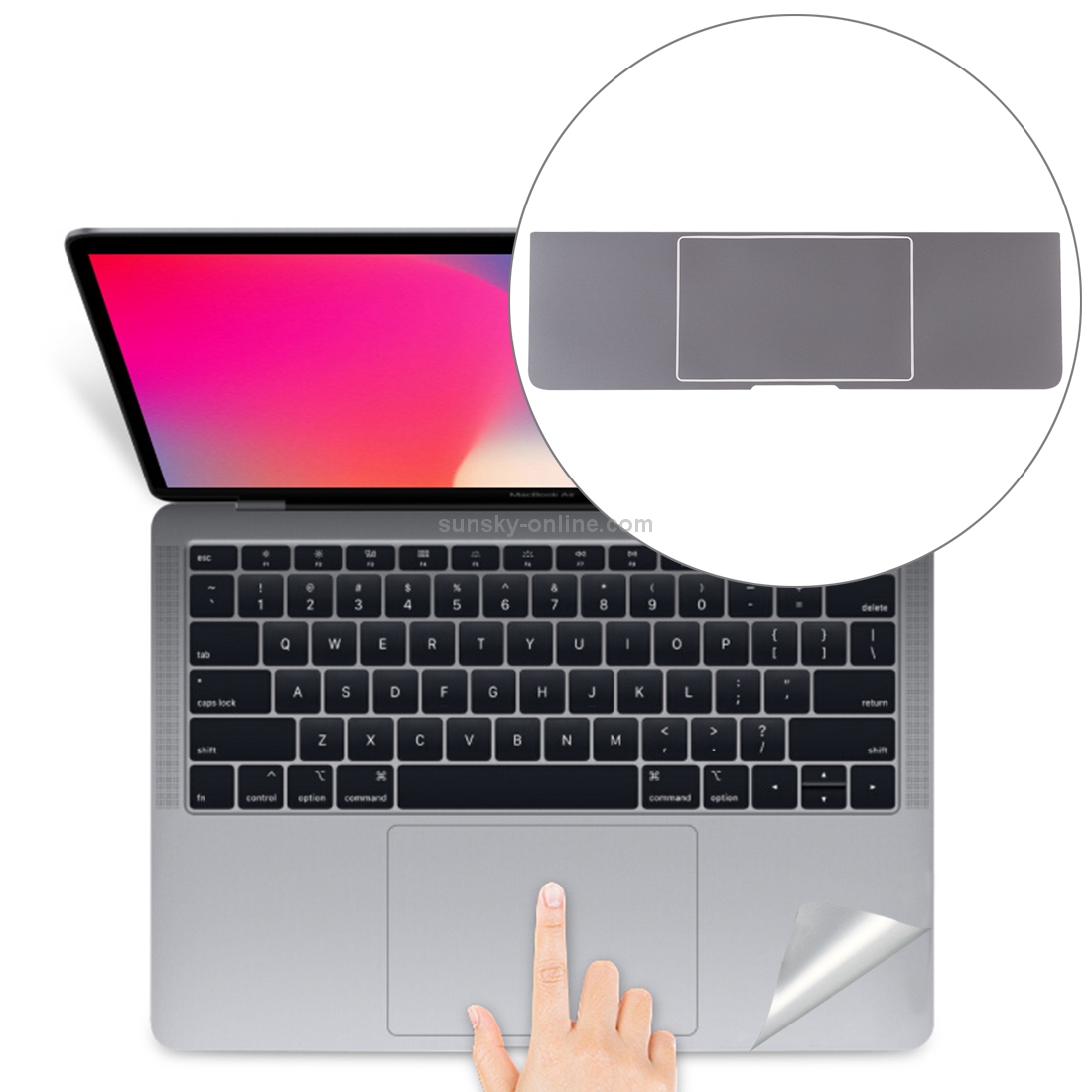 Palm & Trackpad Protector Sticker for MacBook Pro 13 (A1706 / A1708 / A1989 / A2159)(Grey) Palm & Trackpad Protector Sticker for MacBook Pro 13 (A1706 / A1708 / A1989 / A2159)(Grey)