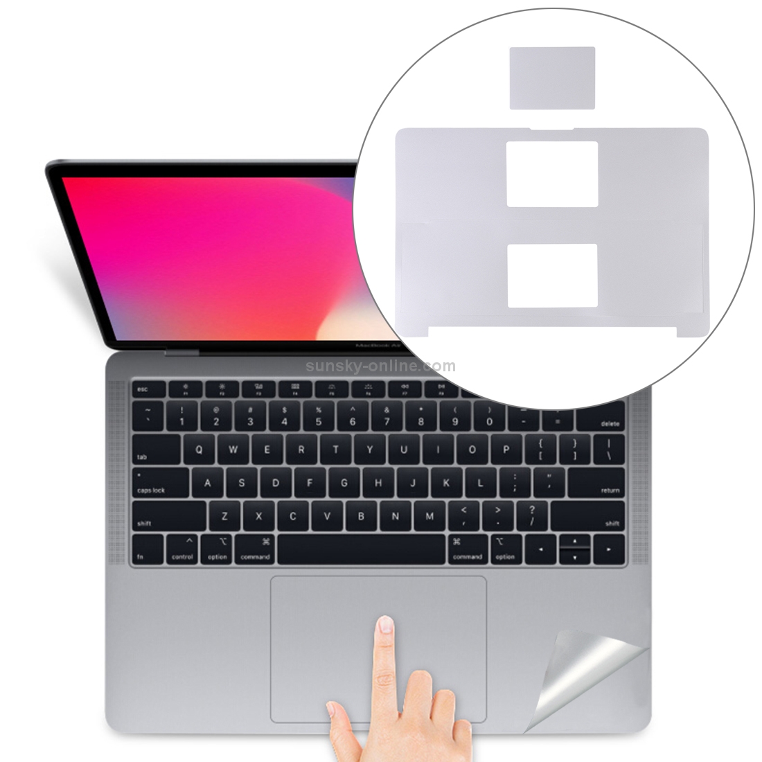 Palm & Trackpad Protector Full Sticker for MacBook Pro 15 Retina (A1398) (Silver) Palm & Trackpad Protector Full Sticker for MacBook Pro 15 Retina (A1398) (Silver)