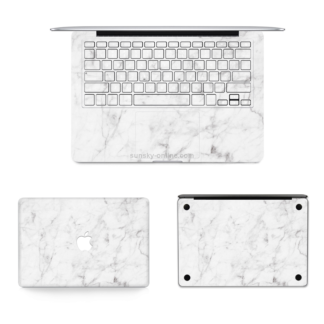 3 in 1 MB-FB16 (97) Full Top Protective Film + Full Keyboard Protector Film + Bottom Film Set for MacBook Pro 13.3 inch DVD ROM(A1278), US Version