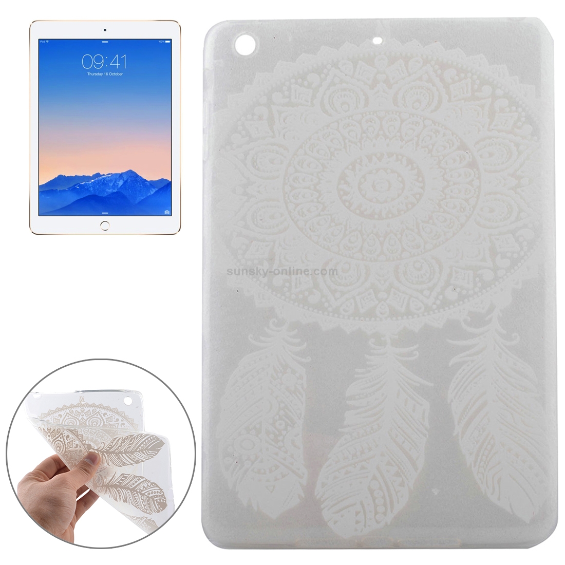 Dream Catcher Pattern Soft TPU Protective Case for iPad mini / 2 / 3 Dream Catcher Pattern Soft TPU Protective Case for iPad mini / 2 / 3