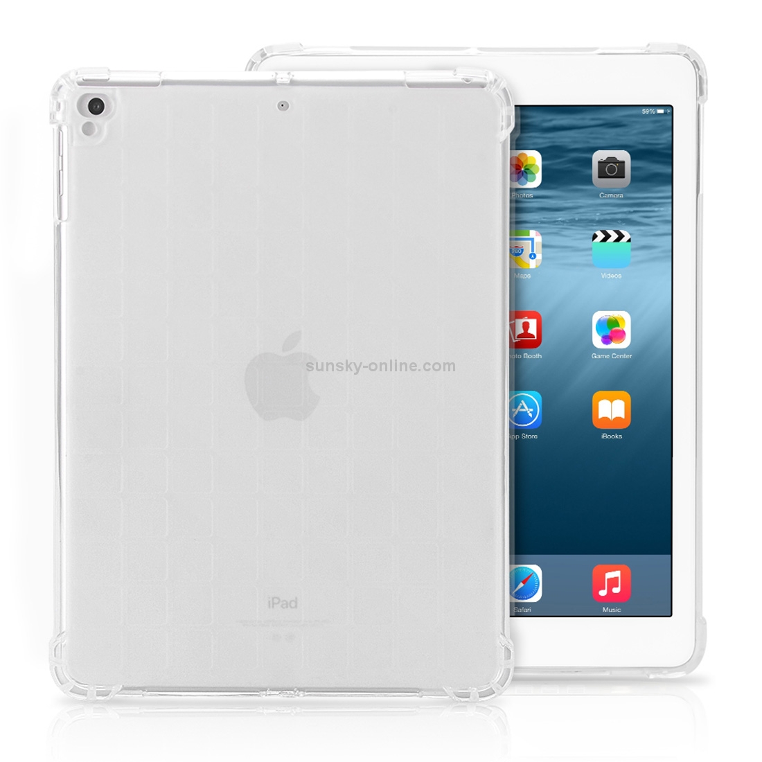 Transparent TPU Full Edge Thicken Corners Shockproof Soft Protective Case for iPad 9.7 (2018) / 9.7 (2017) / air / air2 Transparent TPU Full Edge Thicken Corners Shockproof Soft Protective Case for iPad 9.7 (2018) / 9.7 (2017) / air / air2