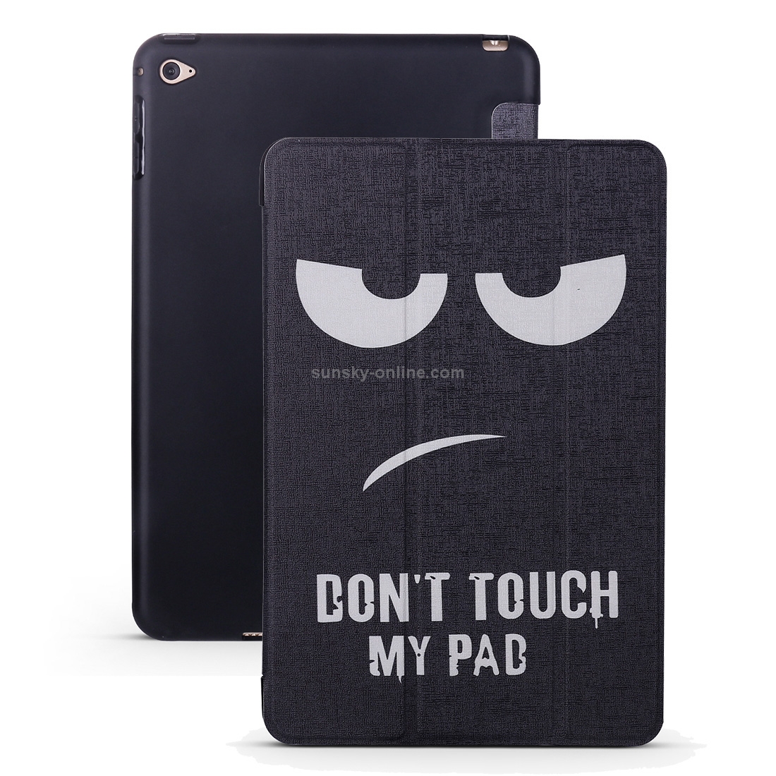 Angry Expression Pattern Horizontal Flip PU Leather Case for iPad mini 4, with Three-folding Holder & Honeycomb TPU Cover Angry Expression Pattern Horizontal Flip PU Leather Case for iPad mini 4, with Three-folding Holder & Honeycomb TPU Cover