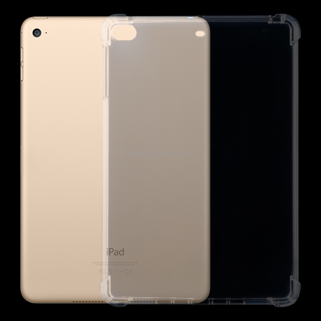 For iPad Mini 4 / 3 / 2 / 1 3mm Four Corners Shockproof Transparent Protective Case For iPad Mini 4 / 3 / 2 / 1 3mm Four Corners Shockproof Transparent Protective Case