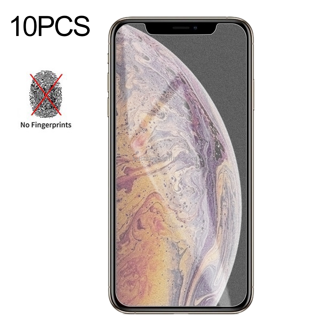 For iPhone XS Max / iPhone 11 Pro Max 10pcs Non-Full Matte Frosted Tempered Glass Film For iPhone XS Max / iPhone 11 Pro Max 10pcs Non-Full Matte Frosted Tempered Glass Film