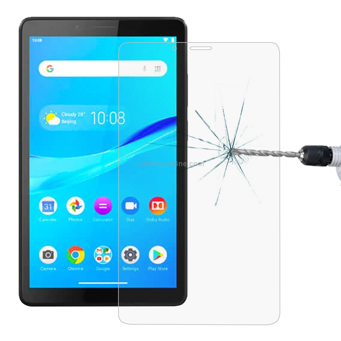 For Lenovo Tab M7 9H 0.4mm Explosion-proof Tempered Glass Film