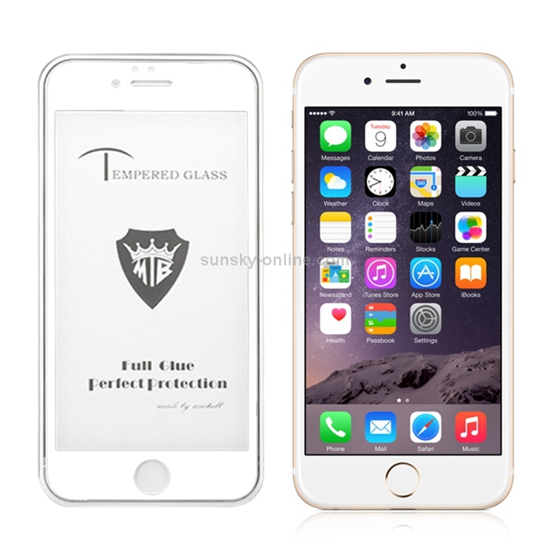 Full Screen Full Glue Anti-fingerprint Tempered Glass Film for iPhone 6 & 6s (White) Full Screen Full Glue Anti-fingerprint Tempered Glass Film for iPhone 6 & 6s (White)