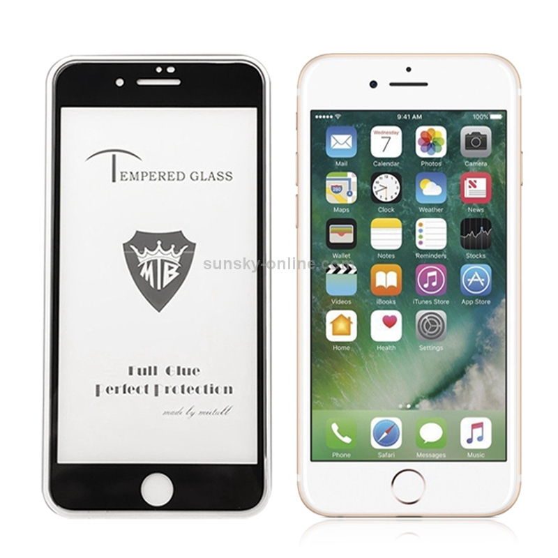 Full Screen Full Glue Anti-fingerprint Tempered Glass Film for iPhone 8 Plus & 7 Plus (Black) Full Screen Full Glue Anti-fingerprint Tempered Glass Film for iPhone 8 Plus & 7 Plus (Black)