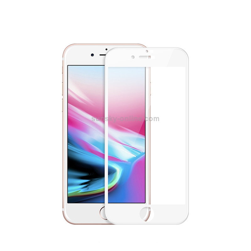 Hoco Mirror Full Screen Beauty Tempered Film for iPhone SE 2020 / 8 / 7(White) Hoco Mirror Full Screen Beauty Tempered Film for iPhone SE 2020 / 8 / 7(White)