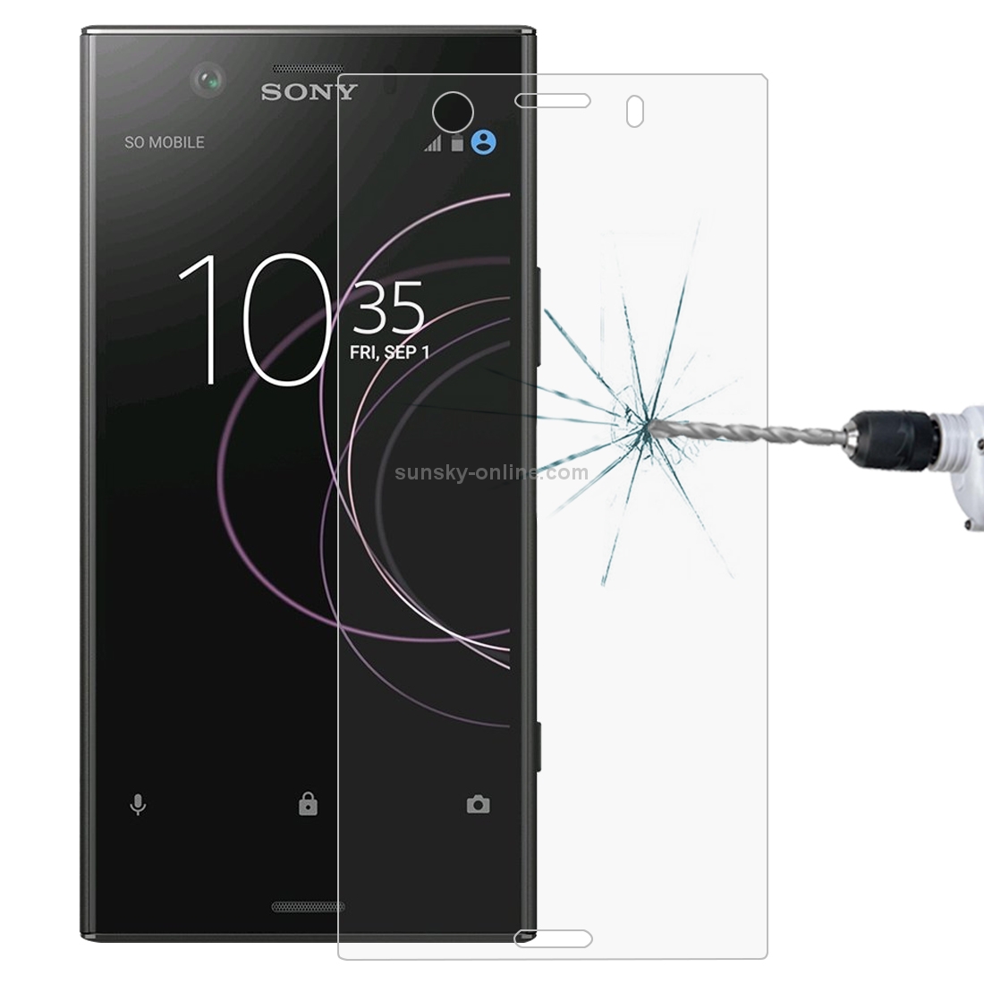 0.26mm 9H 2.5D Tempered Glass Film for Sony Xperia XZ1 Compact