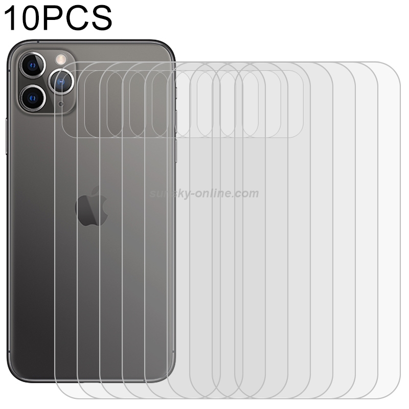 10 PCS For iPhone 11 Pro Soft Hydrogel Film Full Cover Back Protector 10 PCS For iPhone 11 Pro Soft Hydrogel Film Full Cover Back Protector