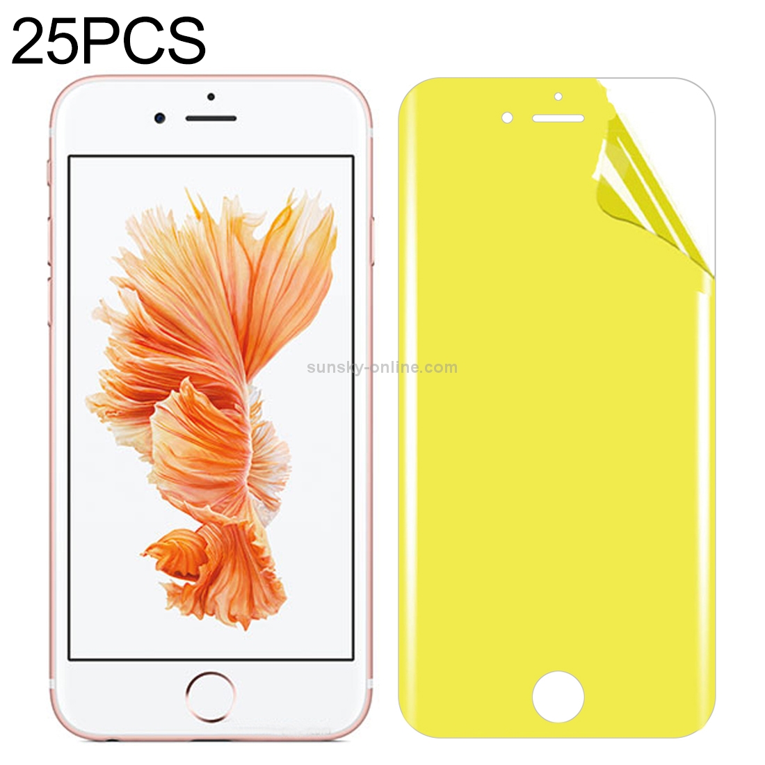 25 PCS For iPhone 6s Soft TPU Full Coverage Front Screen Protector 25 PCS For iPhone 6s Soft TPU Full Coverage Front Screen Protector