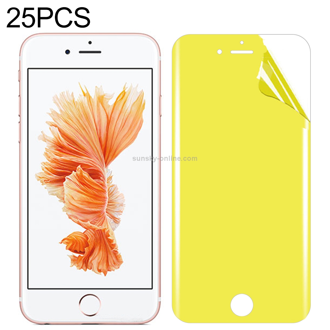 25 PCS For iPhone 6s Plus Soft TPU Full Coverage Front Screen Protector 25 PCS For iPhone 6s Plus Soft TPU Full Coverage Front Screen Protector