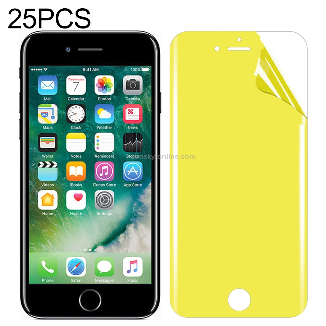 25 PCS For iPhone SE 2020 / 8 / 7 Soft TPU Full Coverage Front Screen Protector 25 PCS For iPhone SE 2020 / 8 / 7 Soft TPU Full Coverage Front Screen Protector